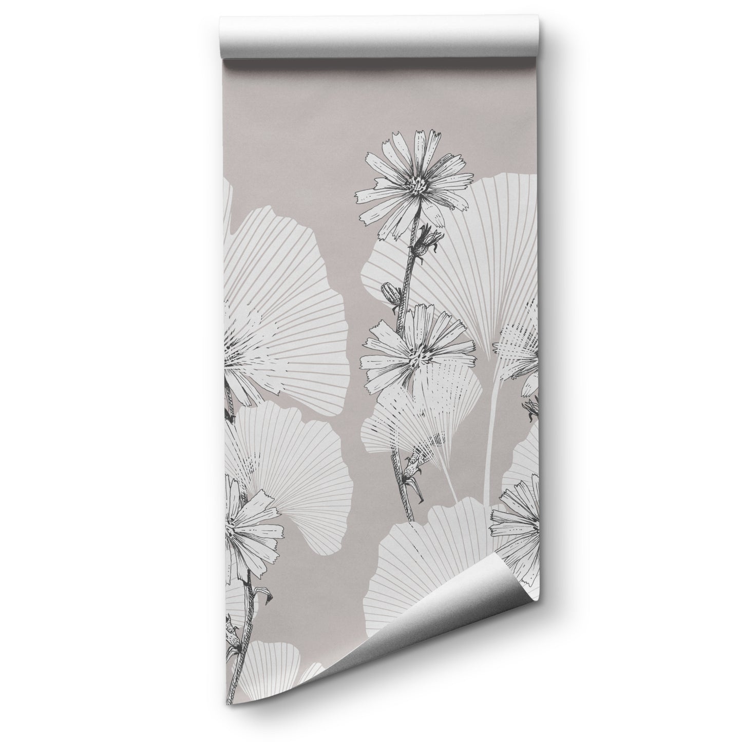 Floral Ginkgo Leaves  Wallpaper