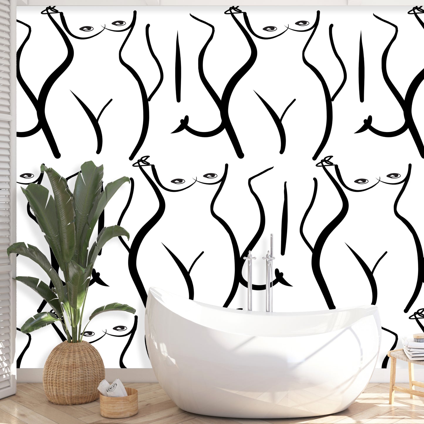 Woman silhouette Wallpaper